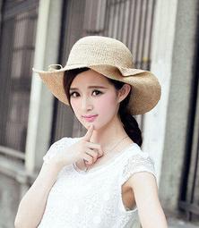草帽 夏天拉菲草帽子男女镂空宽檐欧美礼帽时尚显脸小遮阳防晒海边度假~熱銷 歷史價格詳細信息