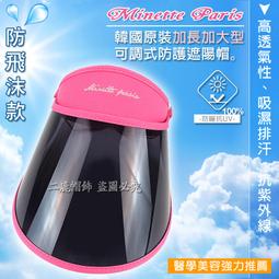 ☆二鹿帽飾☆防飛沫鏡片防護罩 (小S同款) 韓國原裝進口~加大抗UV鏡片防紫外線高溫遮陽帽(醫學美容推薦)-丈青色-直購 歷史價格詳細信息