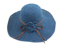☆二鹿帽飾☆大朵花甜美鏤空/ 拉拉草大女圓型 /咖啡几皮帶/可折疊收納款-手勾 /(48cm)大海灘草帽-寶藍色 價格比較,價格查詢,歷史價格詳細信息