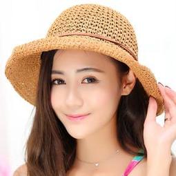 草帽 帽子 拉菲草草帽 蝴蝶結草帽 韓版 夏天 拉菲草毛邊草帽 大沿帽 遮陽帽 海灘風 森林系 手工編織蝴蝶結草帽 歷史價格詳細信息