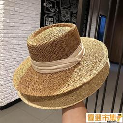 遮陽草帽子女夏天草編字母水桶漁夫帽 韓版時尚出遊百搭顯臉小盆帽-時尚女裝 歷史價格詳細信息