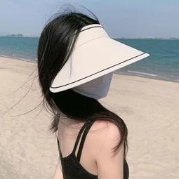 新款夏季可翻邊拉菲草大沿帽子女uv防曬漁夫帽海邊度假遮陽帽 歷史價格詳細信息