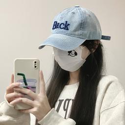 水洗牛仔棒球帽學生遮陽帽男女鴨舌帽帽子女韓版 歷史價格詳細信息