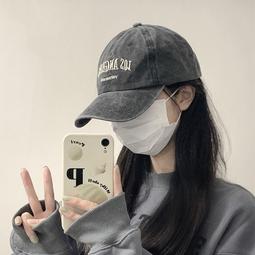美式棒球帽女復古水洗棉帽子春夏遮陽百搭潮牌字母刺繡鴨舌帽潮  滿300發貨 歷史價格詳細信息