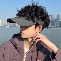 空頂帽帽子男款夏季男士空頂防曬帽登山戶外遮陽帽2024新款太陽帽大帽檐 歷史價格詳細信息