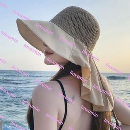 帽子女夏季防紫外線時尚百搭遮陽防曬帽戶外大帽簷遮臉草編漁夫帽 歷史價格詳細信息