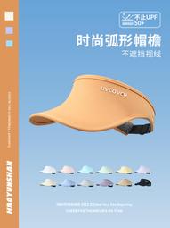 uv跑步空頂帽子女夏季戶外運動出遊大簷冰絲無頂鴨舌帽男騎行 歷史價格詳細信息