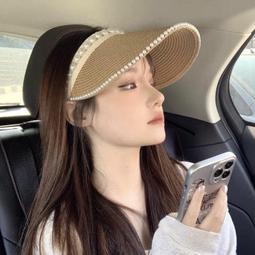 遮陽帽子女夏小清新沙灘帽海邊防曬太陽帽韓版百搭波西米亞涼草帽  滿300發貨 歷史價格詳細信息