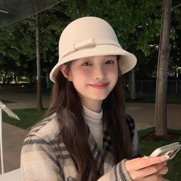 優雅秋冬女法式復古赫本小香黑色鍾型羊毛呢毛氈盆帽漁夫禮帽 歷史價格詳細信息