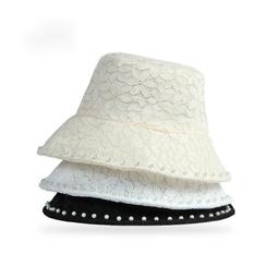 蕾絲珍珠防曬夏季 韓版戶外防紫外線遮陽帽沙灘空頂太陽帽子女度假 歷史價格詳細信息
