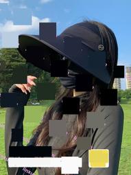 防曬帽女夏季防紫外線遮臉遮陽空頂帽網紅騎車臉小大簷太陽帽2322 歷史價格詳細信息
