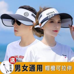 空頂帽披肩防曬帽子男士2024新款夏季防紫外線登山遮陽帽大檐空頂太陽帽 歷史價格詳細信息