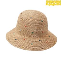 大簷拉菲草手工草編草帽女休閒海邊沙灘度假遮陽防曬爵士禮帽子夏 歷史價格詳細信息