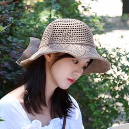 帽子女春夏日系UV遮臉抗UV大小頭圍漁夫帽防曬帽遮陽帽遮陽帽 歷史價格詳細信息