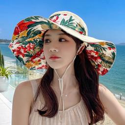 熱賣遮陽帽子女2024新款夏季防曬帽防紫外線貝殼空頂帽遮臉大簷太陽帽 歷史價格詳細信息