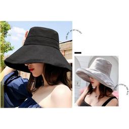 黑色 素面漁夫帽 硬挺漁夫帽 遮陽帽 穿搭必備 帽子 防曬帽 出遊休閒百搭 歷史價格詳細信息