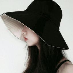防曬帽 漁夫帽 雙面漁夫帽女夏日系15cm超大檐太陽帽防紫外線防曬遮陽帽韓版百搭-滿299發貨唷~ 歷史價格詳細信息