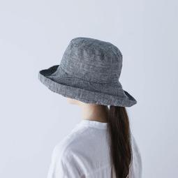 "PINK &amp; GREY"Lino e Lina 亞麻調節折疊遮陽帽 墨綠色 寬帽沿款 歷史價格詳細信息