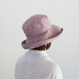 "PINK &amp; GREY"Lino e Lina 亞麻調節折疊遮陽帽 墨綠色 寬帽沿款 歷史價格詳細信息