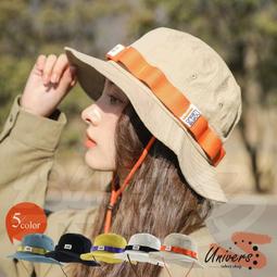 日系撞色空氣卷邊漁夫帽子女春夏防曬針織帽透氣亞麻盆帽潮遮陽帽 歷史價格詳細信息