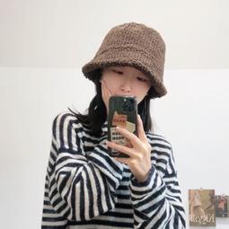 帽子女秋冬季韓版素顏遮臉時尚百搭盆帽顯臉小毛絨絨水桶漁夫帽男 歷史價格詳細信息