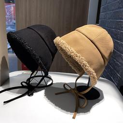 羊羔秋冬護耳帽女毛絨韓版百搭日系漁夫逛街盆寬簷潮 歷史價格詳細信息