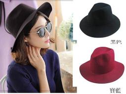 ☆ 二鹿帽飾☆ 秋冬限定/ 金色鐵扣/ 圓頂禮帽女 韓版秋冬天純羊毛呢盆帽漁夫帽英倫複古氈帽子 歷史價格詳細信息