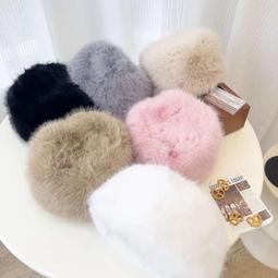 兔毛帽子女冬季加厚保暖護耳雷鋒帽可愛毛球針織帽2023新款毛絨帽 歷史價格詳細信息