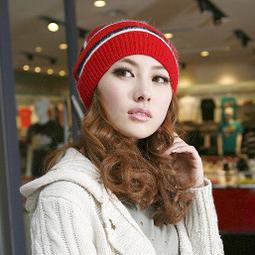 阿芙洛迪AH015☆針織蝴蝶結小辨子可愛小球球兔毛線帽子 歷史價格詳細信息