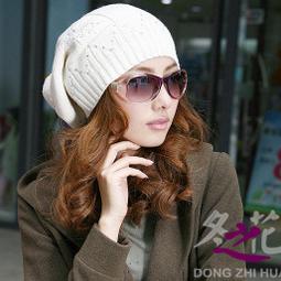 阿芙洛迪AH005☆韓版時尚條紋保暖針織毛線兔毛帽子 歷史價格詳細信息