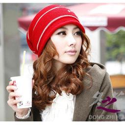 阿芙洛迪AH013☆韓版可愛針織兔毛短沿水鑽圓頂鴨舌帽兔毛帽子 歷史價格詳細信息