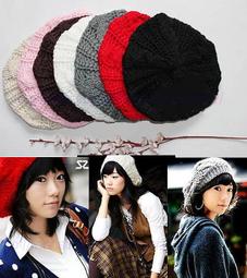 JC飾品批發*清倉款不退換貨-熱銷百搭款手工珍珠點墜球球麻花編織毛線帽護耳帽寒流跨年耶誕拜年旅遊滑雪 歷史價格詳細信息