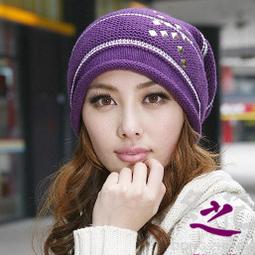 阿芙洛迪AH013☆韓版可愛針織兔毛短沿水鑽圓頂鴨舌帽兔毛帽子 歷史價格詳細信息