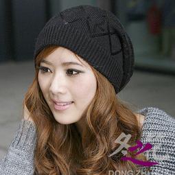 阿芙洛迪AH005☆韓版時尚條紋保暖針織毛線兔毛帽子 歷史價格詳細信息