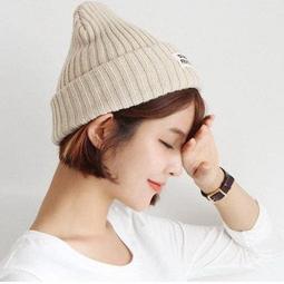 99促銷 韓國 新款 鬍子 翹鬍子 精緻繡工 糖果色 彩色 針帽織 毛線帽 K132 歷史價格詳細信息