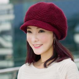 智慧購物王》雙吊球造型雙層保暖護耳小顏拚色毛球針織毛線帽-粉 歷史價格詳細信息