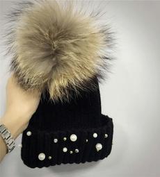 秋冬毛球針織毛線帽保暖彎檐駝鳥毛鴨舌帽馬術帽棒球帽 真毛球 毛球可拆 針織棒球帽 歷史價格詳細信息