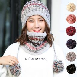 馬卡龍購物★保暖加絨護耳防風針織貝蕾帽蝴蝶結兔毛帽-粉紫 歷史價格詳細信息