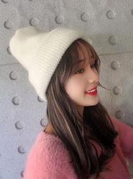 韓國毛絨毛線帽女冬季大頭圍潮ins2022新款時尚冷帽顯臉小針織帽#促銷 #現貨 #可開發票 歷史價格詳細信息