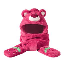 冬季女熊毛絨帽子可愛卡通護耳帽毛茸茸保暖雷鋒帽防風套頭帽子 歷史價格詳細信息