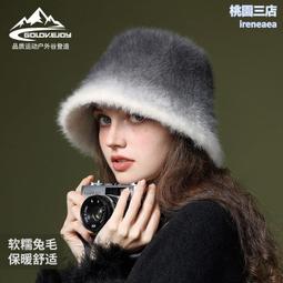 冬季加厚毛絨帽女大頭圍保暖護耳包頭帽可愛小熊耳朵帽子逛街冷帽 歷史價格詳細信息