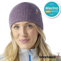 RV城市【SmartWool】灰紫》NTS250 保暖抗風抗臭美麗諾 羊毛帽 翻折針織帽 遮耳帽 毛帽 SW956 歷史價格詳細信息