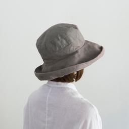 "PINK &amp; GREY"Lino e Lina 亞麻調節折疊遮陽帽 墨綠色 寬帽沿款 歷史價格詳細信息