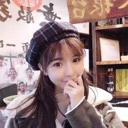 新款 豹紋貝雷帽女士秋冬新款豹紋毛呢貝雷帽韓版日系文藝畫家帽帽子 歷史價格詳細信息