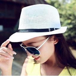 草帽 爵士帽-皮帶扣磨毛邊大簷手編女帽子2款73zr79[獨家進口][米蘭精品] 歷史價格詳細信息