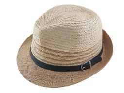 款皮帶草帽紳士帽 男女兩用海灘帽英倫爵士帽藤編草帽禮帽(4色)  惡南宅急店【0111G】 歷史價格詳細信息