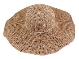 拉菲草帽子女手工編織素色透氣草帽韓版春夏蝴蝶結遮陽防晒漁夫帽-時尚女裝 歷史價格詳細信息