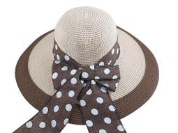 ☆二鹿帽飾☆ 夏日必備~-沙灘草帽大沿草帽 波浪邊防曬荷葉邊帽/黑色經典帶/ 遮陽帽-3色 歷史價格詳細信息