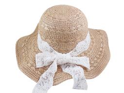 ☆二鹿帽飾☆大朵花甜美鏤空/ 拉拉草大女圓型 /咖啡几皮帶/可折疊收納款-手勾 /(48cm)大海灘草帽-寶藍色 歷史價格詳細信息