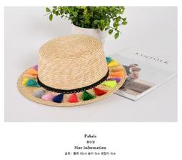 夏季女士麥稈草編平頂平簷禮帽超大帽簷遮陽草帽超寬簷防曬遮陽帽 歷史價格詳細信息